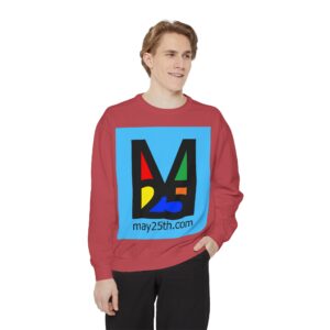 M25 Unisex Garment-Dyed Sweatshirt BL (Big Logo)