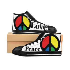 M25 Hippy Hightops: "Peace and Love"