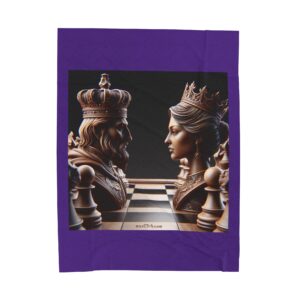 M25 Velveteen Plush Blankey "Kings and Queens"