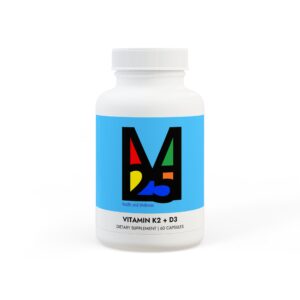 M25 Vitamin K2 + D3 Supplement (60 Capsules)