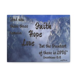 M25 Inspirational Canvas Series: Corinthians 13:13