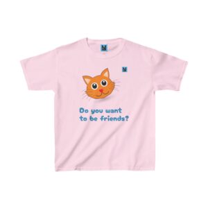 M25 Kids Heavy Cotton™ Tee "Do you want to be friends?"