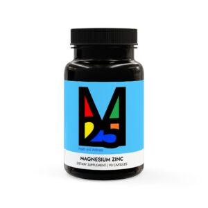 M25 Magnesium Zinc Supplement (90 Capsules)