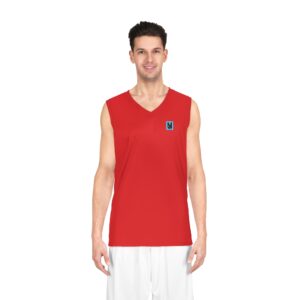 M25 Basketball Jersey - Bright Red