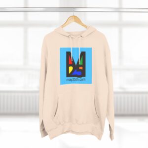 M25 Cancer AwarenessThree-Panel Fleece Hoodie