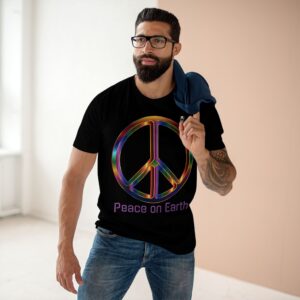 M25 Men's Inspiration Collection Basic T-Shirt: Peace on Earth DK
