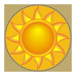 M25 Inspirational Mousepad - 114 "Golden Sun"