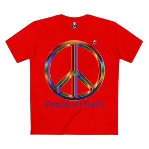 M25 Men's Inspiration Collection Basic T-Shirt: Peace on Earth