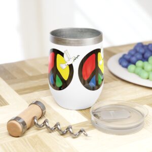M25 Insulated Wine Tumbler: "Peace Dove Emerging"