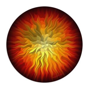 M25 Inspirational Mousepad 116 - "The Golden Nebula"