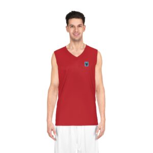 M25 Basketball Jersey - Dark Red