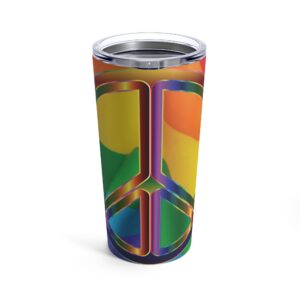 M25 Tumbler: "Love and Peace for the New Age"