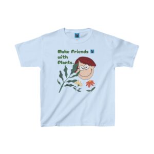 M25 Kids Heavy Cotton™ Tee "Make friends with plants."