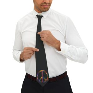 M25 Inspirational Necktie - Mod Peace Sign