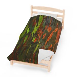M25 Velveteen Plush Blanket: "Nature's Audacity"