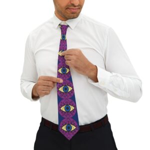 M25 Inspirational Necktie - Many All Seeing Eyes