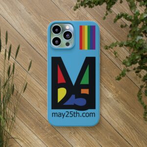 M25 Biodegradable Phone Case -  Large M25 Logo With Colors