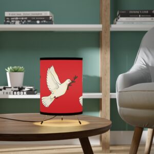 M25 Mood Lamp: Dove of Peace - Red