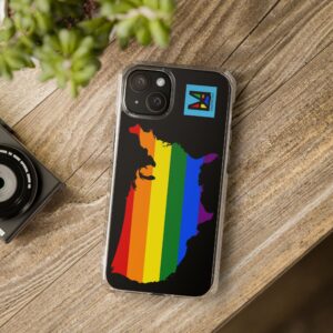 M25 Magnetic Clear Impact Phone Case - Pride Collection "U.S.Gay"