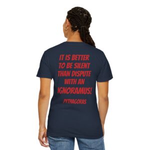 M25 Legacy2 T-Shirt: Pythagoras - Better To Be Silent Than...