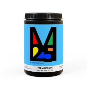 M25 Pre-Workout Supplement, Fruit Punch (204g, 7.1oz)