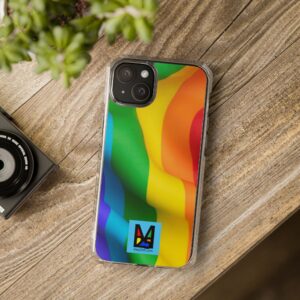 M25 Magnetic Clear Impact Phone Case - Pride Collection "Waving Flag"
